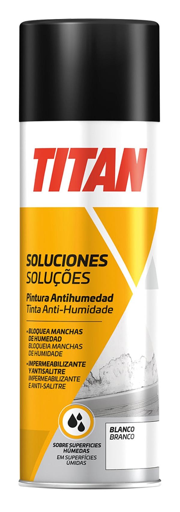 PINTURA ANTIHUMEDAD PREPARAC. BLANCO AEROSOL 5900095 TITAN 0.5 L