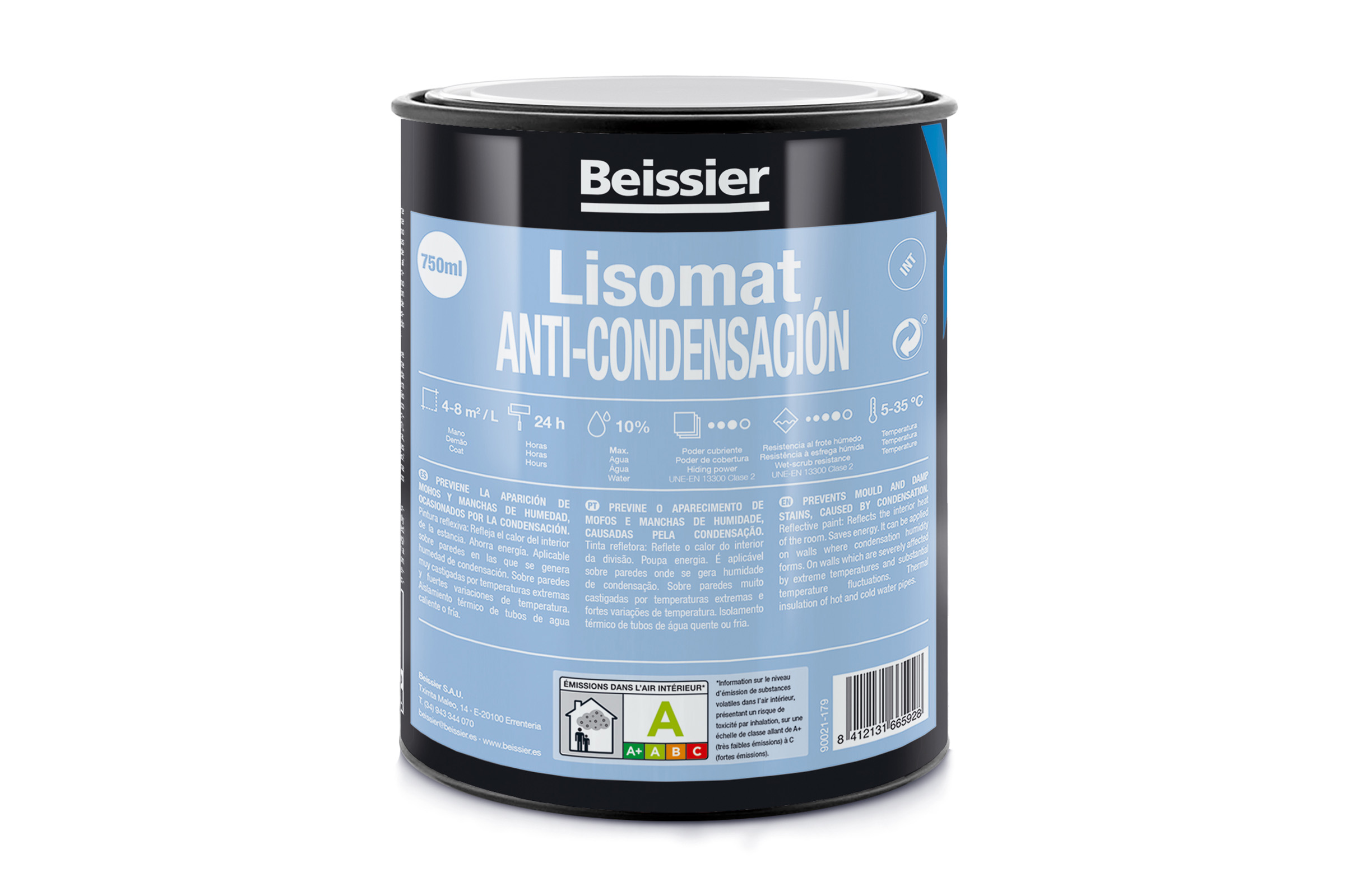 PINTURA ANTICONDENSACI LISOMAT 70281-008 BEISSIER 750 ML