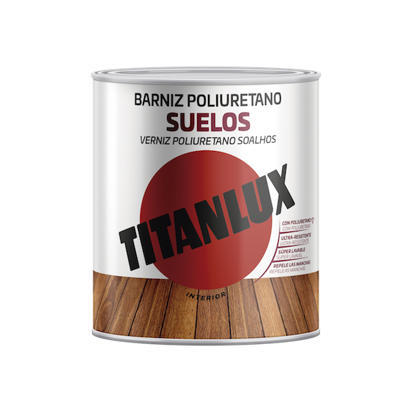 BARNIZ POLIURETANO SUELOS BR M16100034 TITAN 750 ML