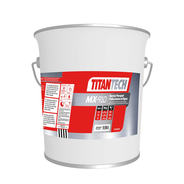 BARNIZ PARQUET BR AGUA INCOL X91100005 TITANTECH 5 L