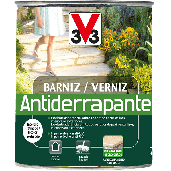 BARNIZ ANTIDERRAPANTE INCOLORO 44884 V33 2,5 L