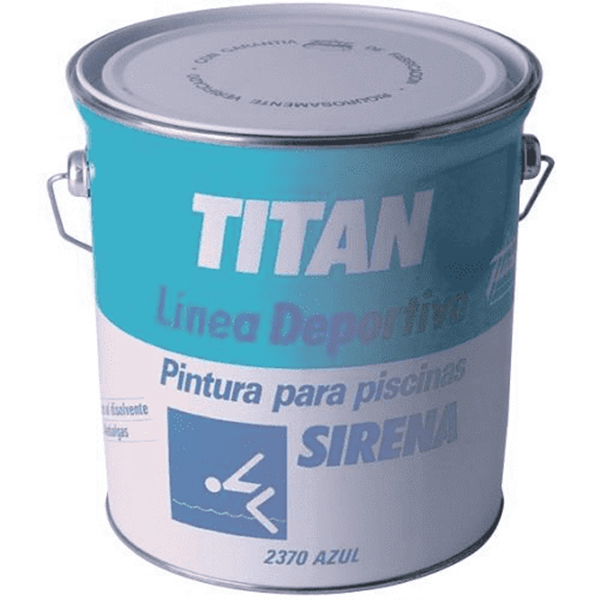 PINTURA PISCINA ACRIL.DISOLV.SIRENA AZ 180237004 TITAN 4 L