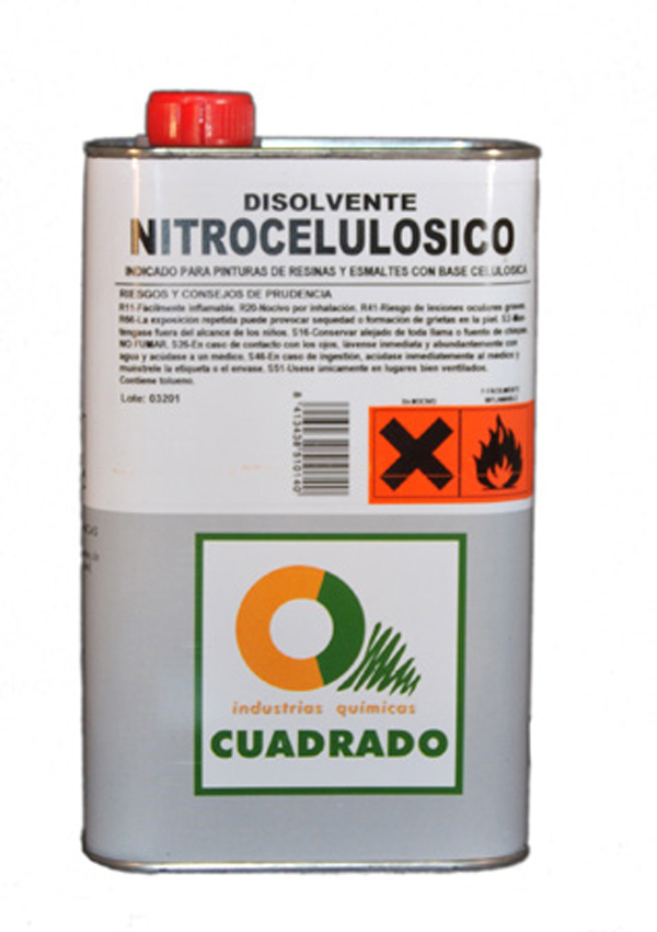 DISOLVENTE NITROCELULOSICO LAT 510013 CUADRADO 5 L