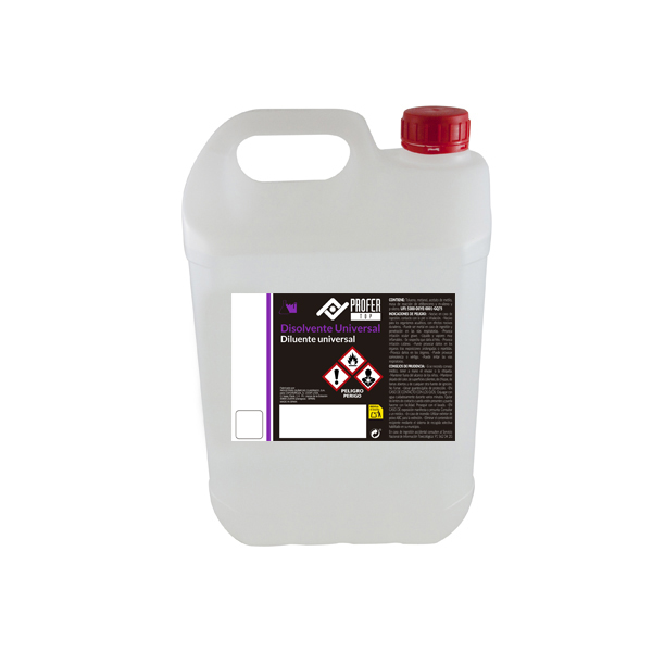 DISOLVENTE UNIVERSAL PLASTICO PT1804 PROFER TOP 5 L