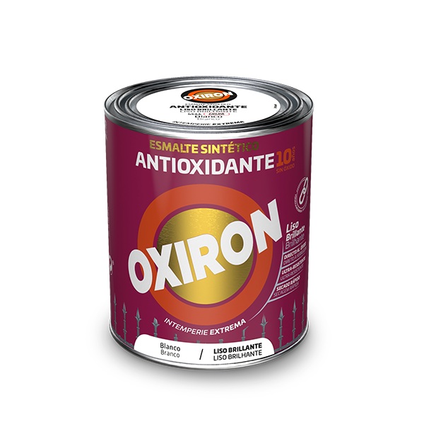 ESMALTE ANTIOXIDO LISO BLANCO 5809078 OXIRON 750 ML