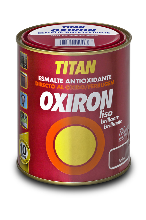 ESMALTE ANTIOXIDO LISO GRIS MT 5809073 OXIRON 750 ML