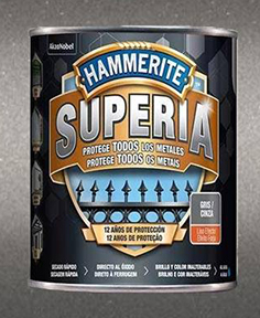 ESMALTE EF. FORJA AL AGUA NEGR 5379668 HAMMERITE SUPERIA 750 ML