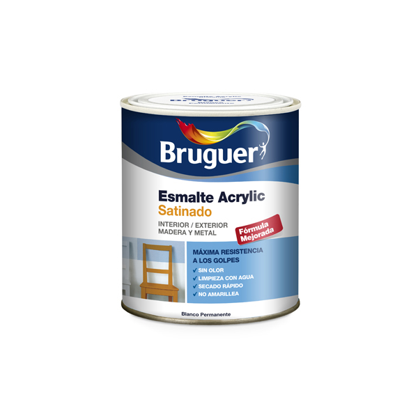 ESM ACRYLIC SAT AZUL CANTABRI 5160667 BRUGUER 250 ML