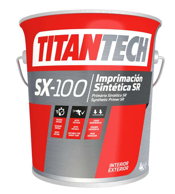 IMPRIMACION INDUST ROJO 3009 X10010004 TITANTECH 4 L