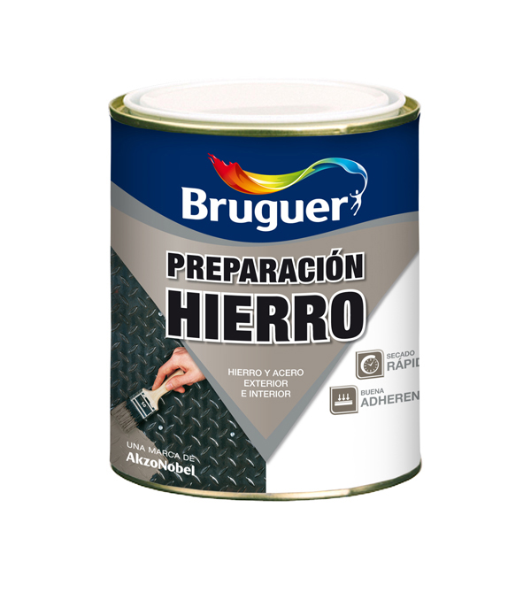 IMPRIMACION S.RAPIDO GRIS 5322602 BRUGUER 4 L