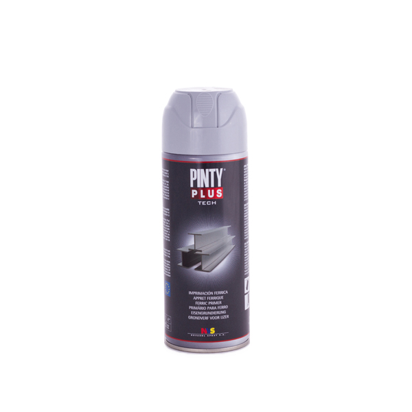 IMPRIMACION HIERRO SPRAY GRIS 297 PINTY PLUS TECH 400 ML