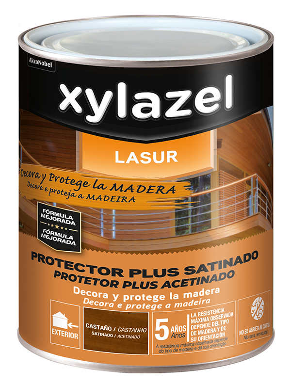 PROTECTOR MAD. LASUR SAT CASTAÑO 5834794 XYLAZEL 750 ML