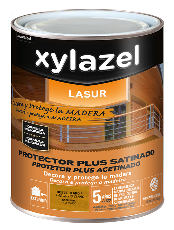 PROTECTOR MAD. LASUR SAT ROBLE CLARO 5835842 XYLAZEL 750 ML