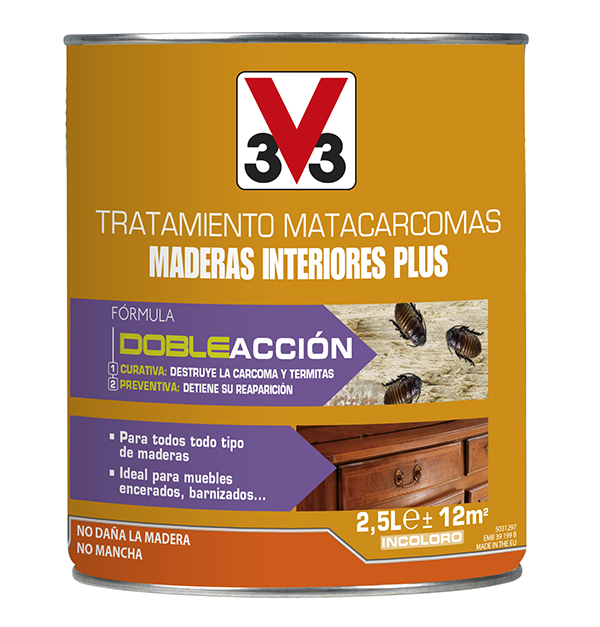 MATACARCOMAS MADERA INTERIOR PLUS 62546 V33 2,5 L