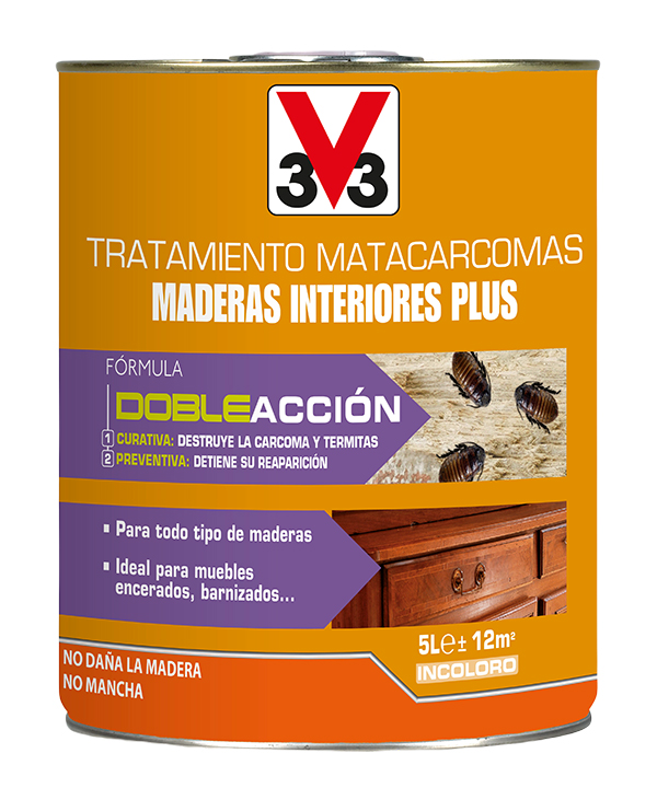 MATACARCOMAS MADERA INTERIOR PLUS 62545 V33 5 L