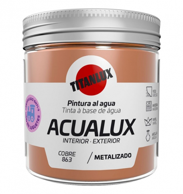 PINTURA MANUALID.METAL COBRE J10086375 ACUALUX 75 ML