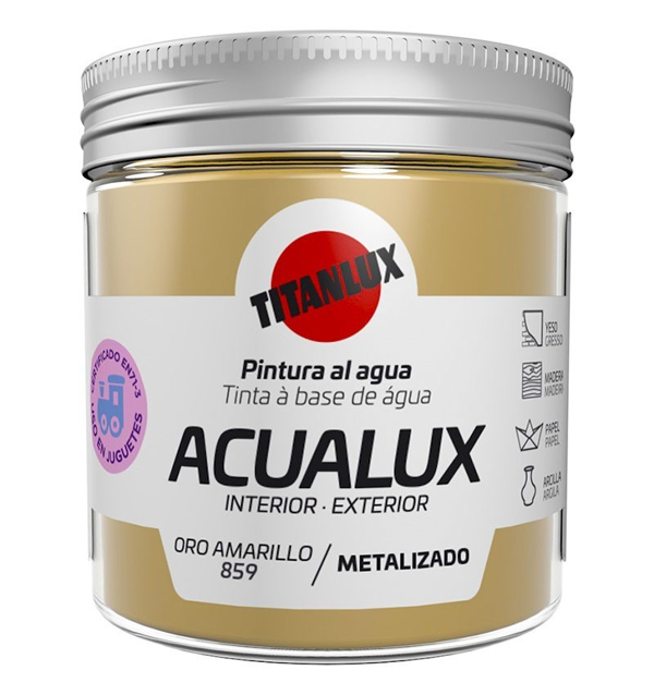 PINTURA MANUALID.METAL ORO AMA J10085975 ACUALUX 75 ML