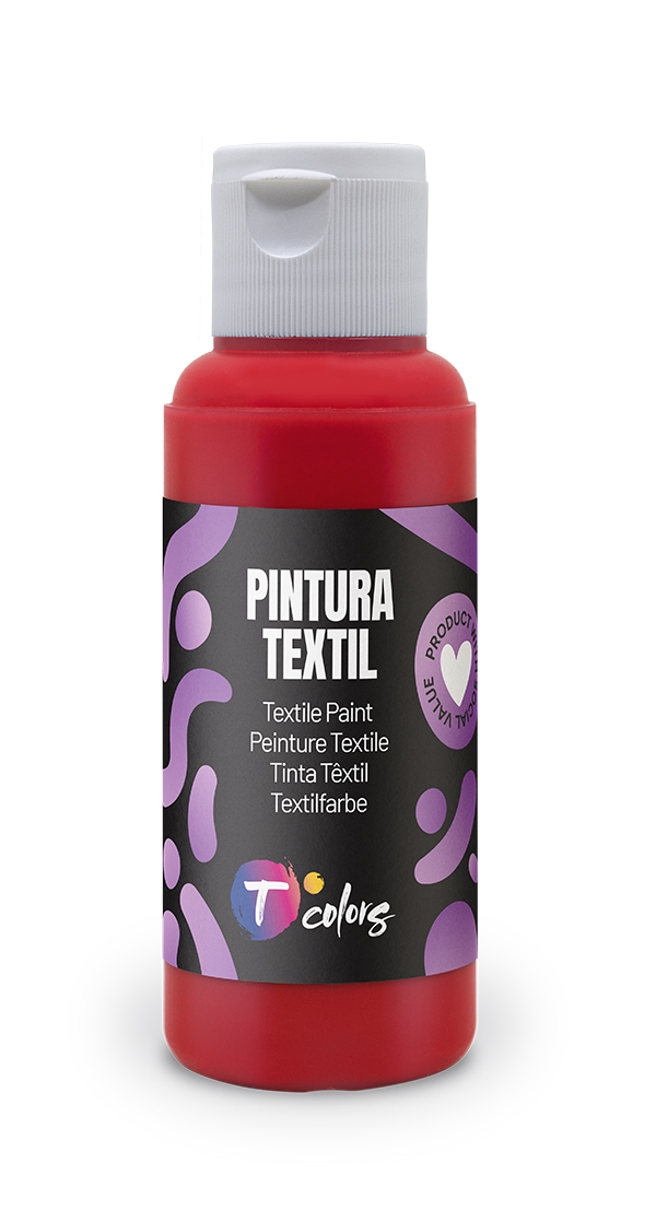 PINTURA TEXTIL ROJO 35506 TCOLORS 80 ML