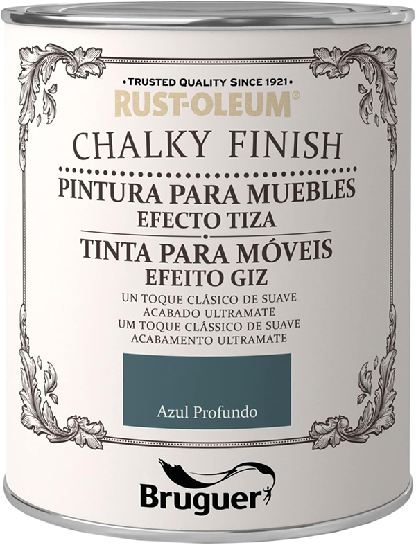 PINTURA MUEBLES TIZA AZUL PROF 5397530 RUST OLEUM - XYLAZEL 750 ML