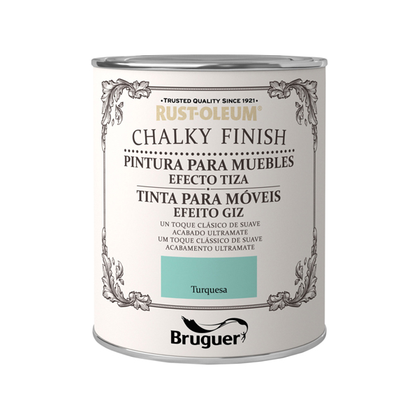 PINTURA MUEBLES TIZA VERDE PROFUND 5733890 RUST OLEUM - XYLAZEL 750 ML