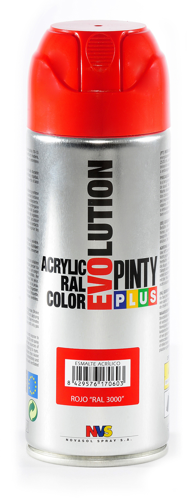 PINTURA AER ACR.AZUL 611 BR RAL 5015 EVOLUTION PINTY P. 400 ML