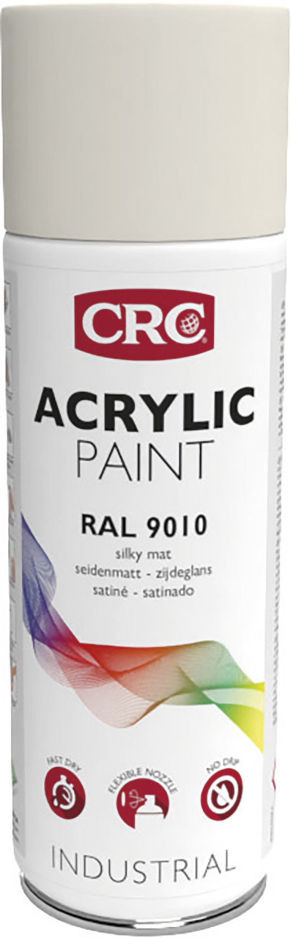 PINTURA AER ACR. BLANCO SATINA RAL 9010 CRC 400 ML