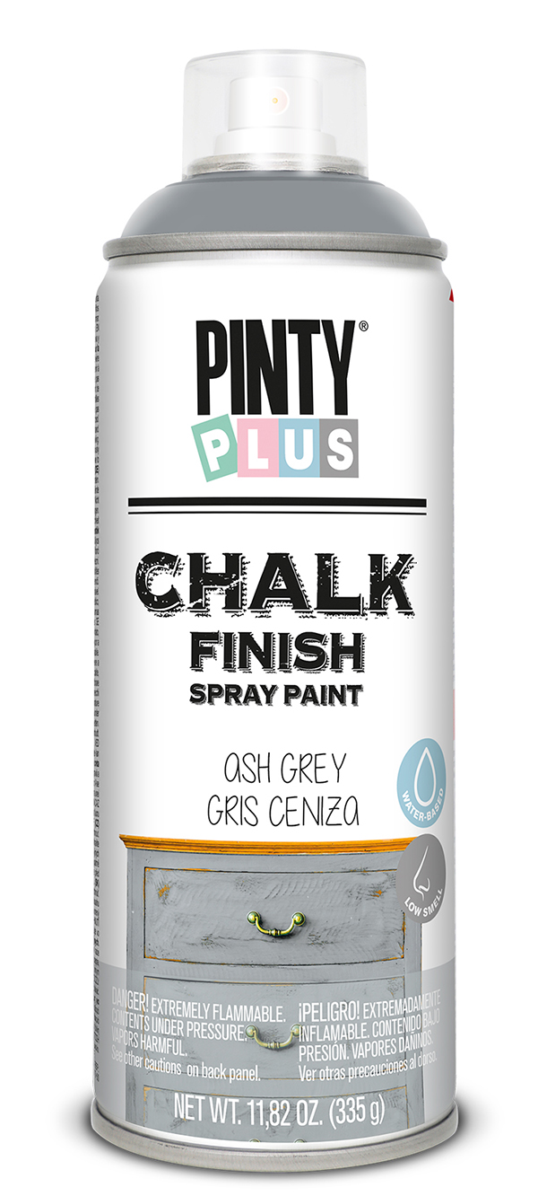 PINTURA SPRAY TIZA GRIS CENIZA 798 PINTY PLUS 400 ML
