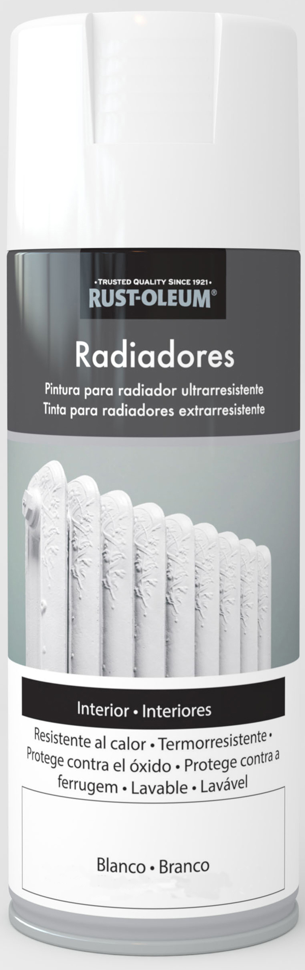 PINTURA SPRAY RADIADOR BLC.SAT 5397443 RUST OLEUM 400 ML