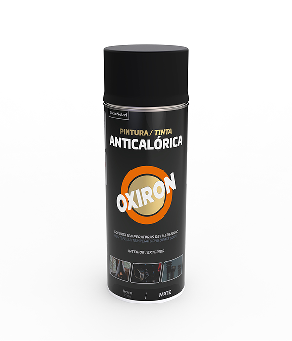 PINTURA SPRAY ANTICALORICA NEGRO 5797315 OXIRON 400 ML