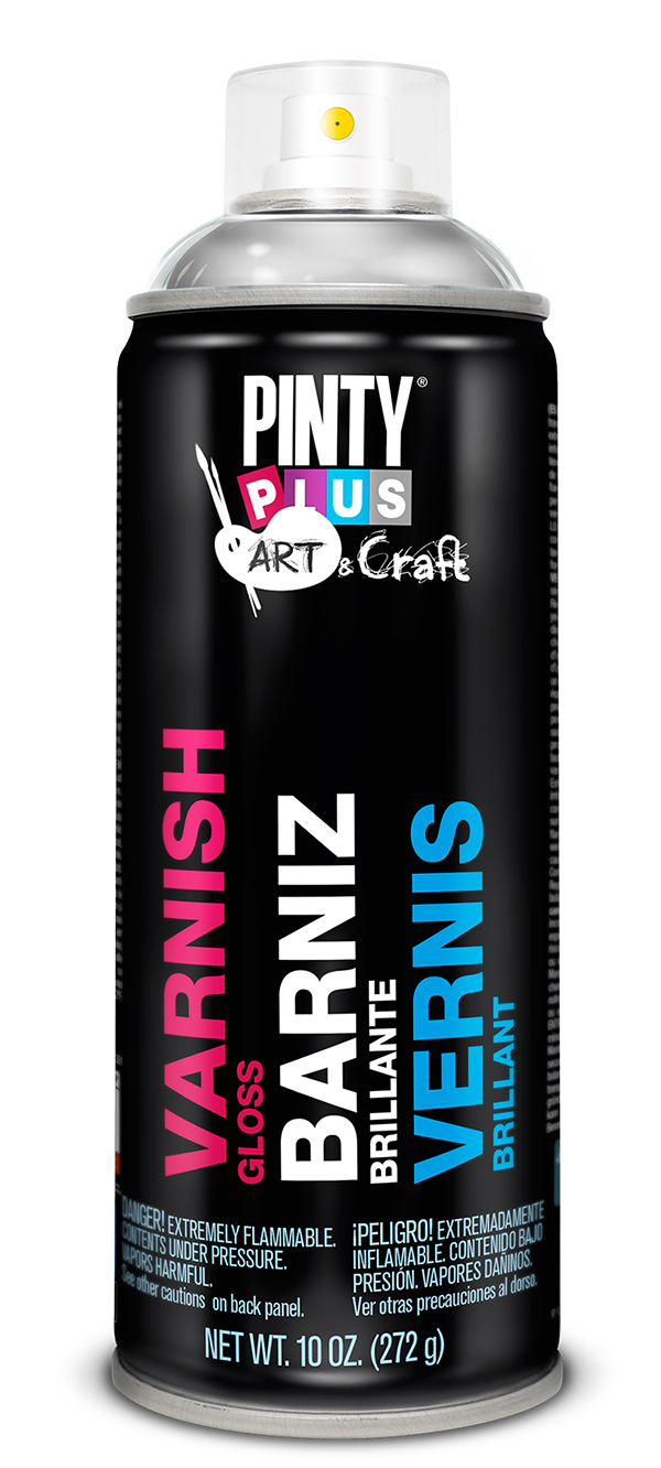 PINTURA SPRAY BARNIZ SATINA. 135 PINTY PLUS 200 ML