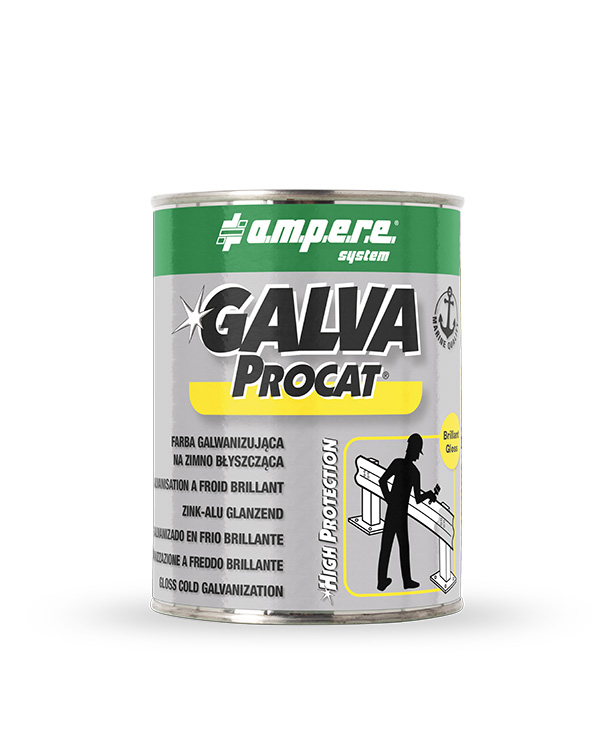 PINTURA ZINC GALVANIZADO FRIO BRILLO 635009500 AMPERE 500 ML