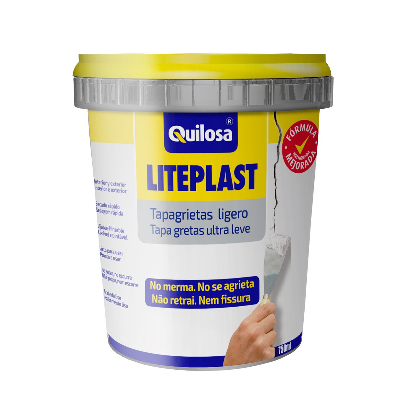 MASILLA LITEPLAST BLANCO 66357 QUILOSA 750 ML