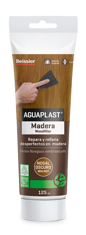 MASILLA REPARAR MADERA NOGAL OSC 2282 AGUAPLAST 125 ML