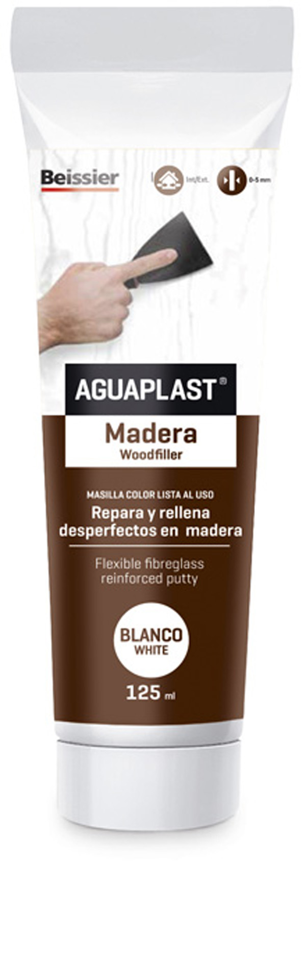 MASILLA REPARAR MADERA CEREZO 3558 AGUAPLAST 125 ML