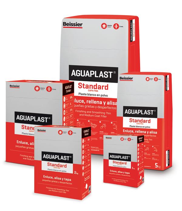 PLASTE STANDARD POLVO CAJA ROJA 829 AGUAPLAST 5 KG
