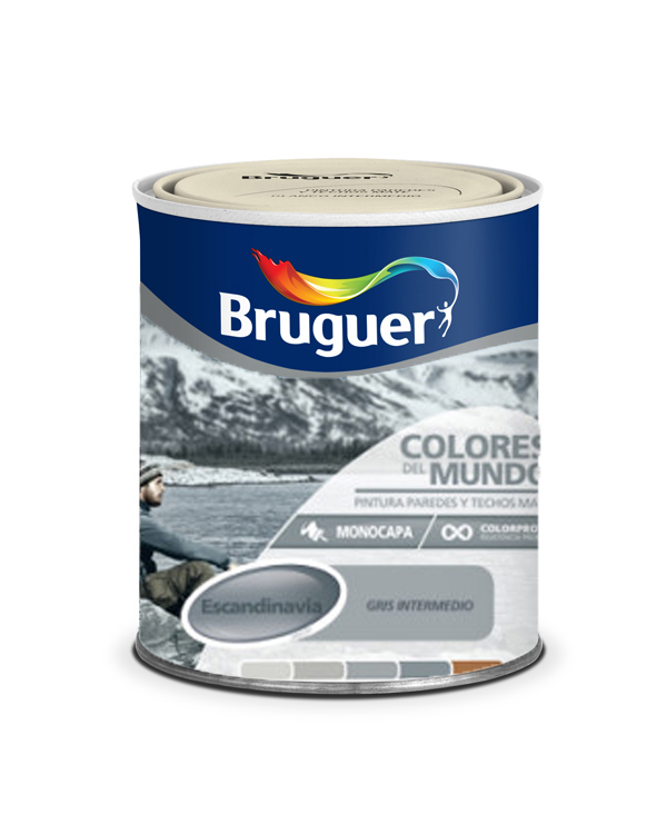 PINT PLAST ESCANDI. GRIS INTER 5246659 C.MUNDO 750 ML