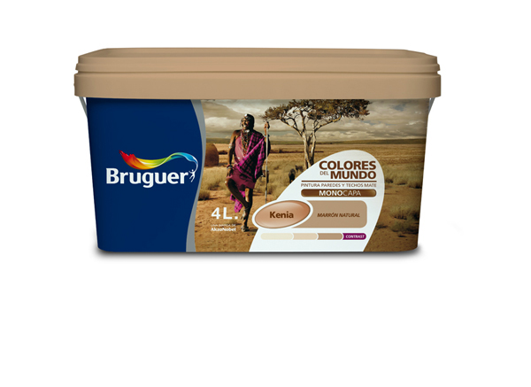 PINT PLAST KENIA MARRON INTERM 5057204 C.MUNDO 4 L