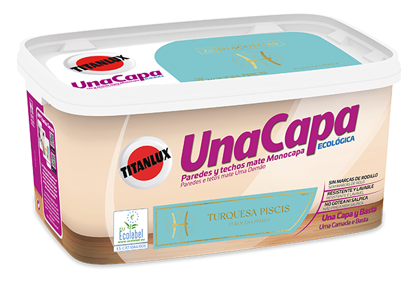 PINTURA PLAST 1 CAPA TURQ. PISCIS 69731204 TITAN 4 L