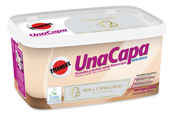 PINTURA PLAST 1 CAPA PERLA CAPRIC 69730404 TITAN 4 L