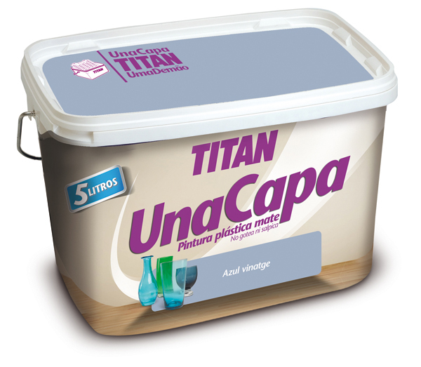 PINTURA PLAST 1 CAPA ESMERALDA 69630726 TITAN 2,5 L