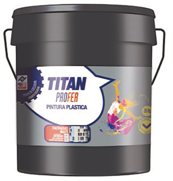 PINTURA PLASTICA FACHADAS MATE PH745 TITAN PROFER 20 KG