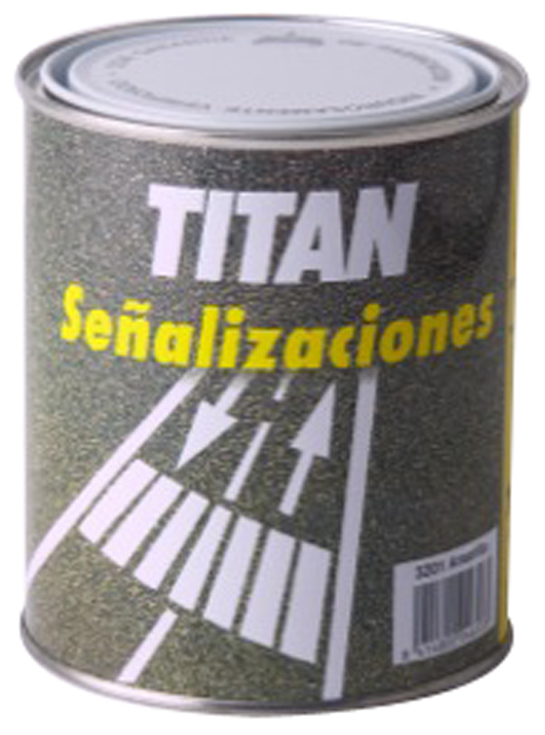 PINTURA SUELOS TRAFICO AMARILL 02A320134 TITAN 750 ML