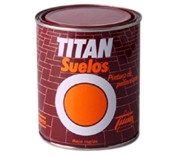 PINTURA SUELOS ROJO INGLES 23055504 TITAN 4 L