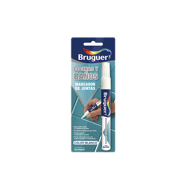 MARCADOR DE JUNTAS BLANCO 5160705 BRUGUER -